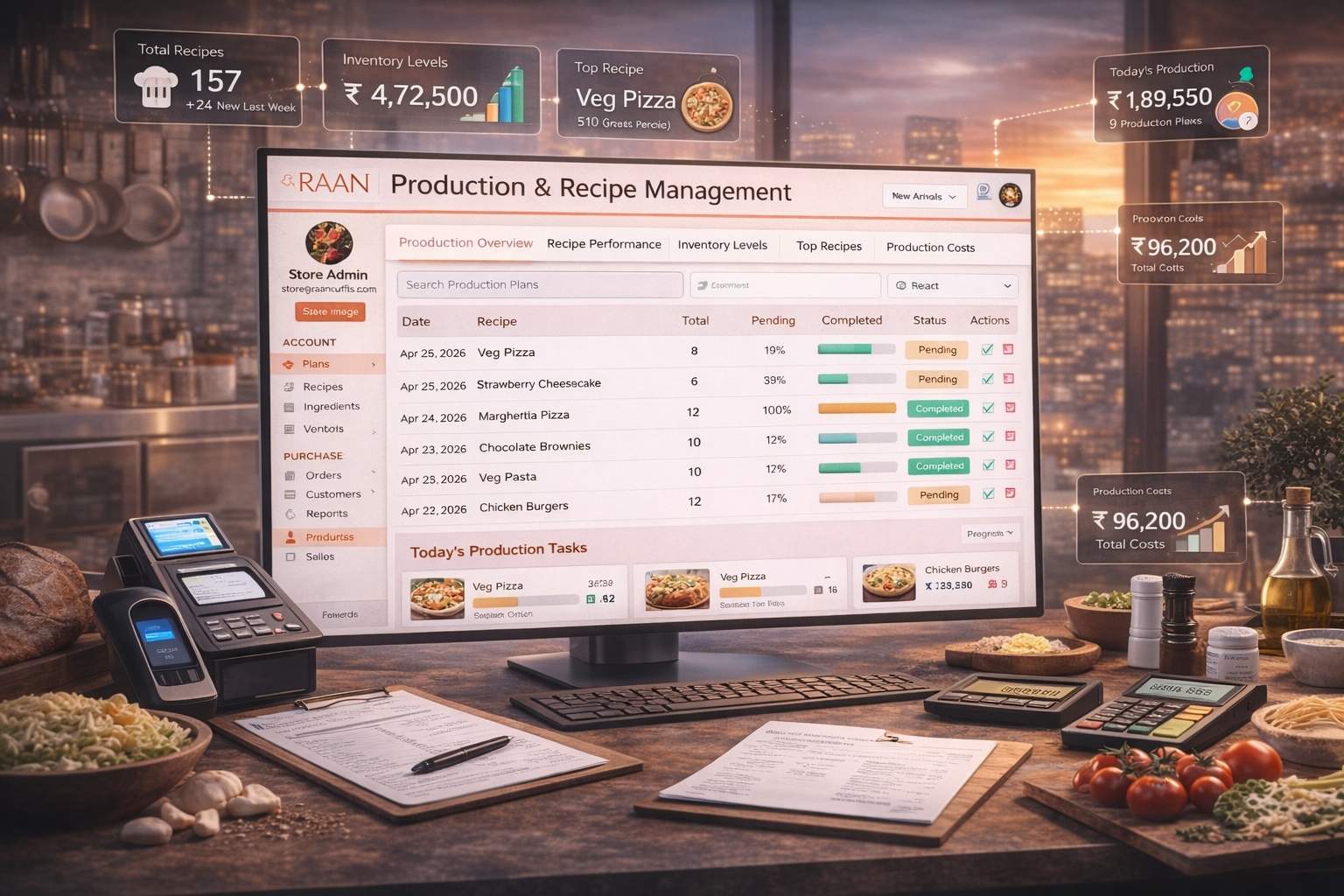 Food Business POS System and Order Management