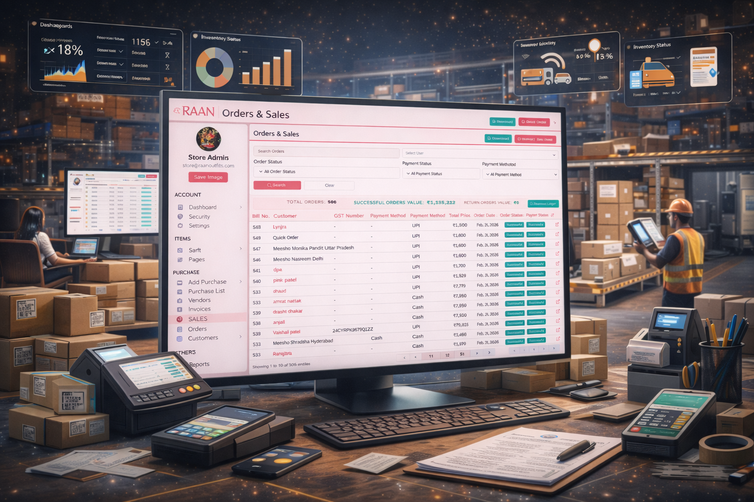 Pharma Order Management and Sales Processing