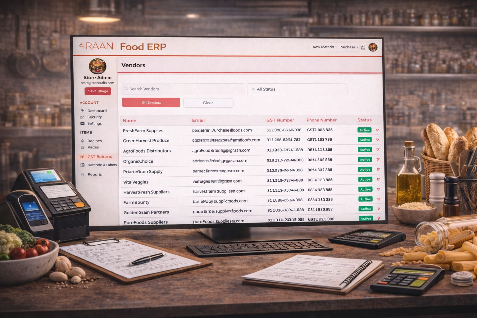 ShelterBiz Vendor Management